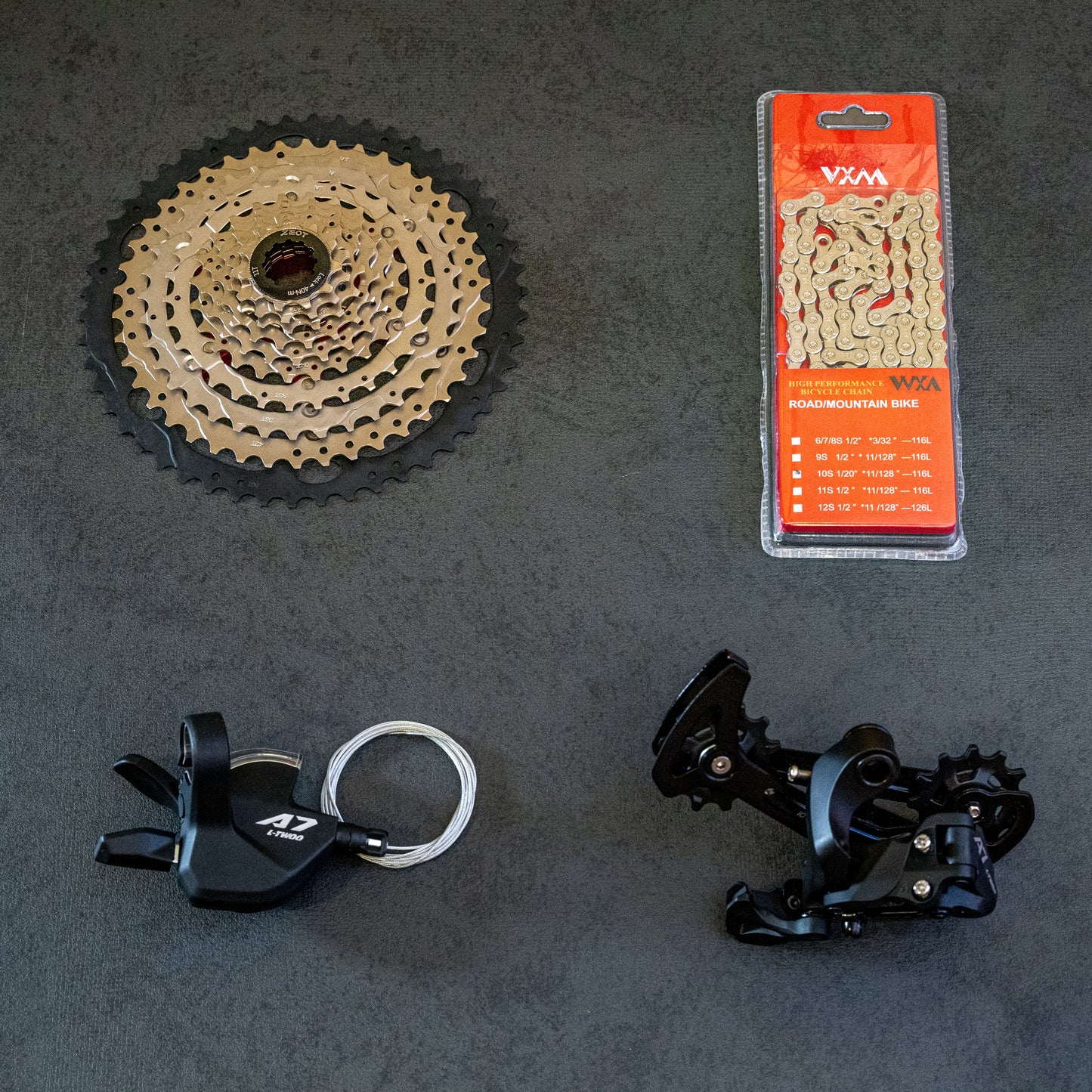 Transmisión 1x10 L-TWOO A7 + Bielas Racework