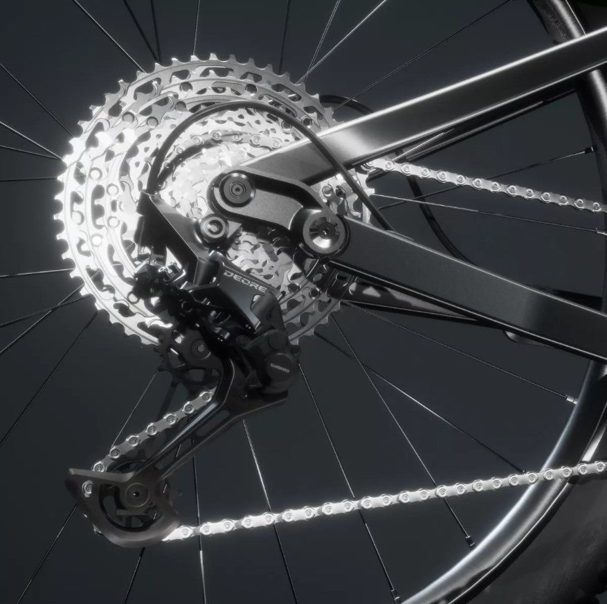 Transmisión 1x11 Shimano Deore (Shimano HG) + Bielas Deore