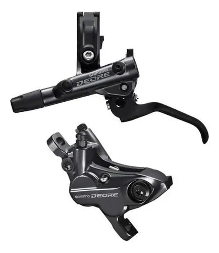 Set de Frenos Shimano Deore 4 Pistones M6120 + Discos Shimano