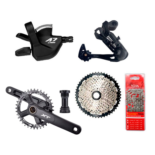 Transmisión 1x10  L-TWOO A7 + Bielas Racework