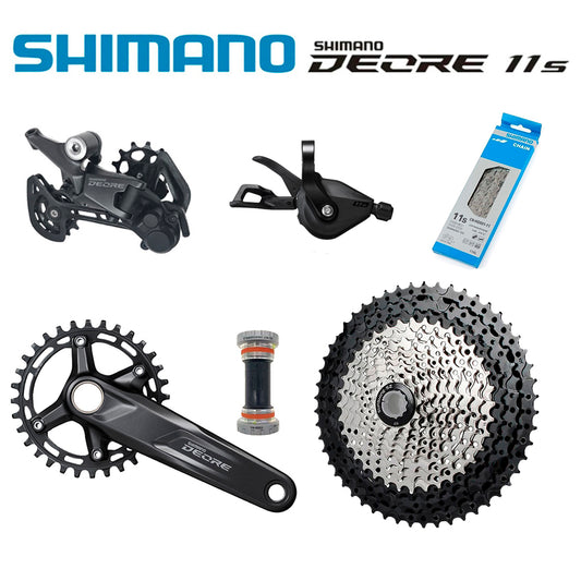Transmisión 1x11 Shimano Deore + Bielas Deore
