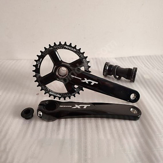 Bielas Racework XT + Corona 32T/34T/36T + Motor integrado