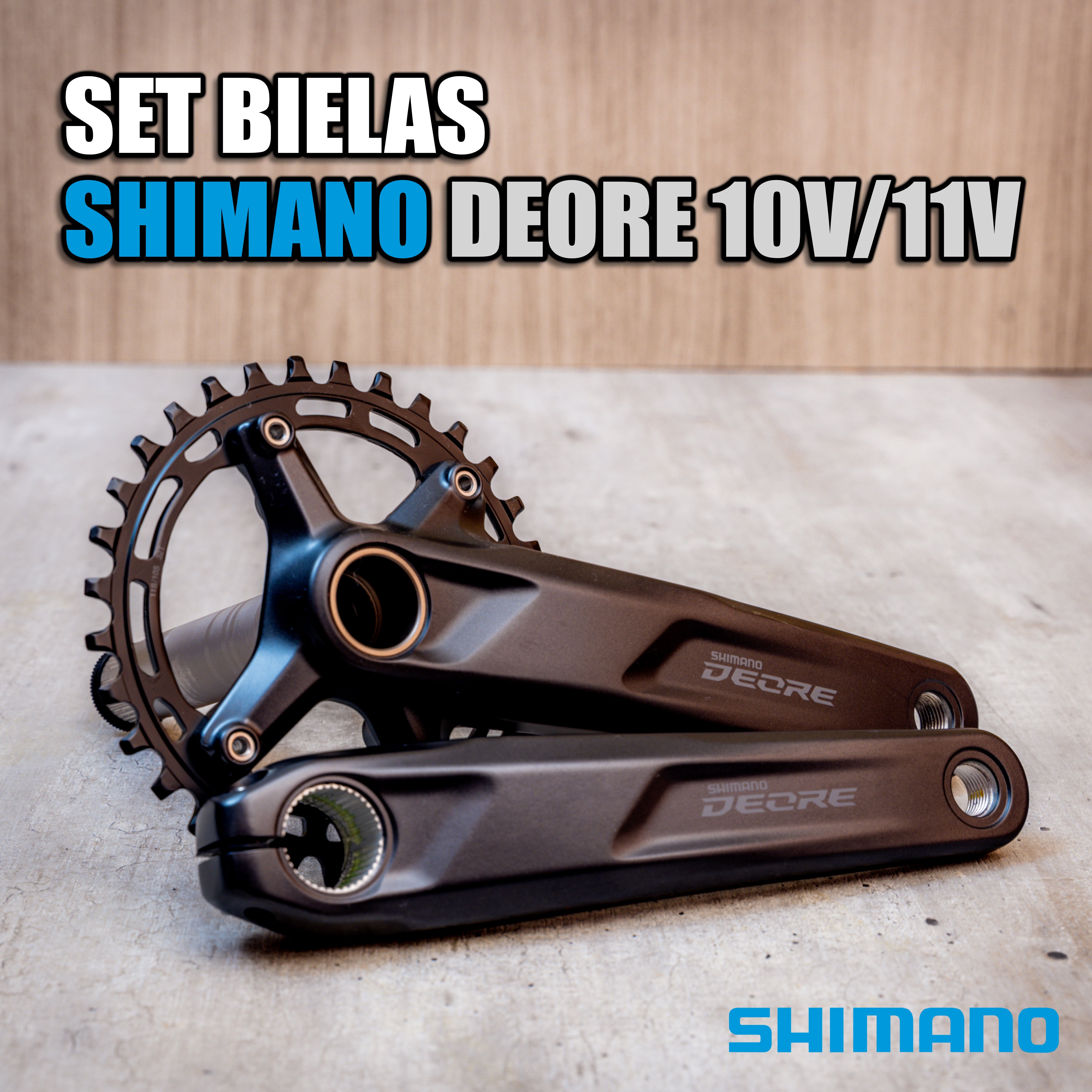 Bielas shimano 2024 deore 10v