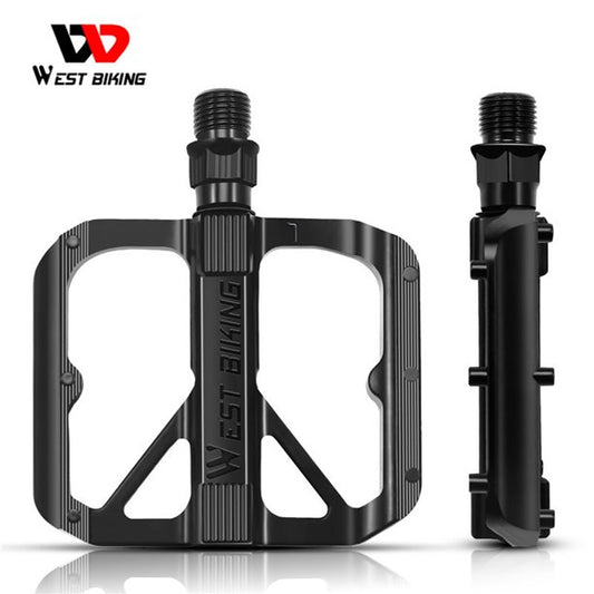 Pedales West Biking - Aluminio Negro