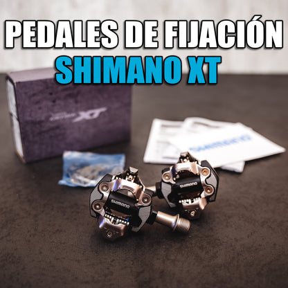 Pedales Shimano Deore XT PD-M8100 SPD (Calas SH51)