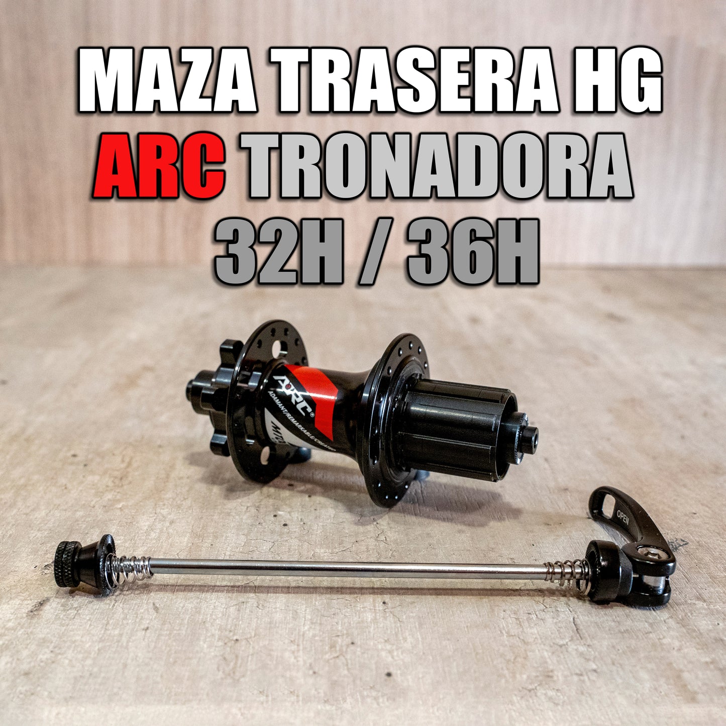 Maza Trasera HG ARC MT009 – 32 agujeros (10x135mm)