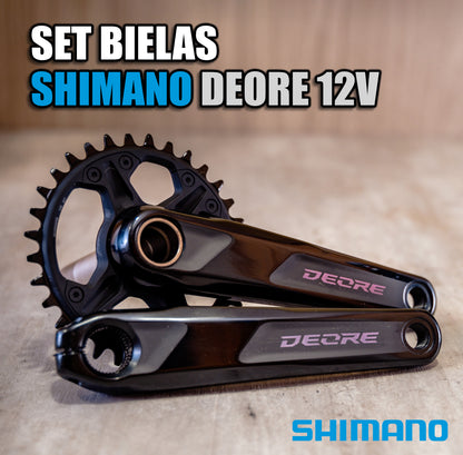 Bielas Shimano Deore 12v + Corona 30/32T