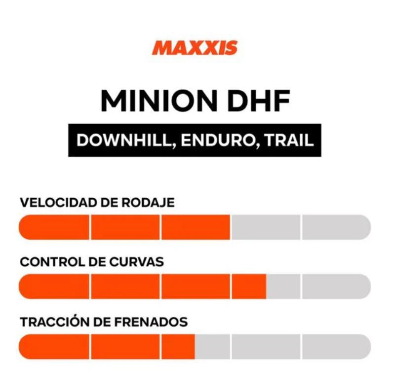 Neumático MINION DHF 27.5x2.50 WT/EXO/TR - Kevlar