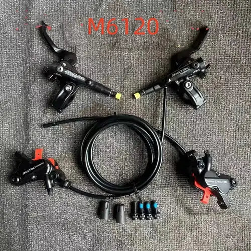 Set de Frenos Shimano Deore 4 Pistones M6120