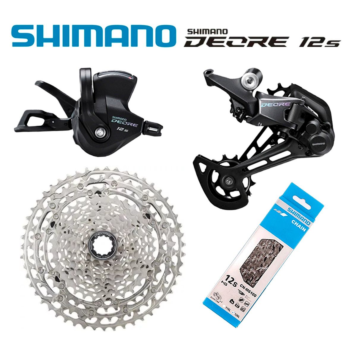 Transmisión 12v Shimano Deore M6100 (Microspline)