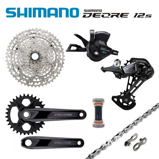 Transmisión 1x12 Shimano Deore (Microspline) + Bielas Deore